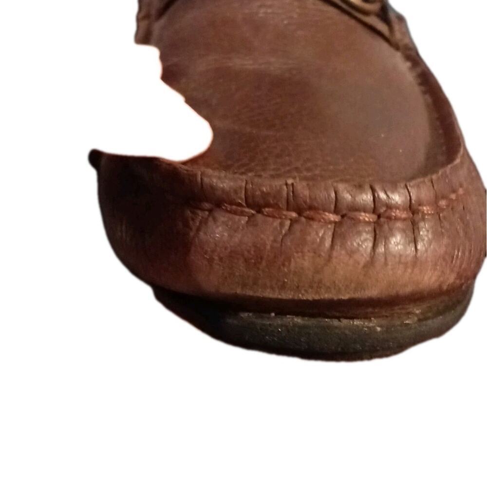 Giorgio Brutini Brown Genuine Leather Mens Le Glove Driving Loafers Size 11 M - Picture 3 of 6